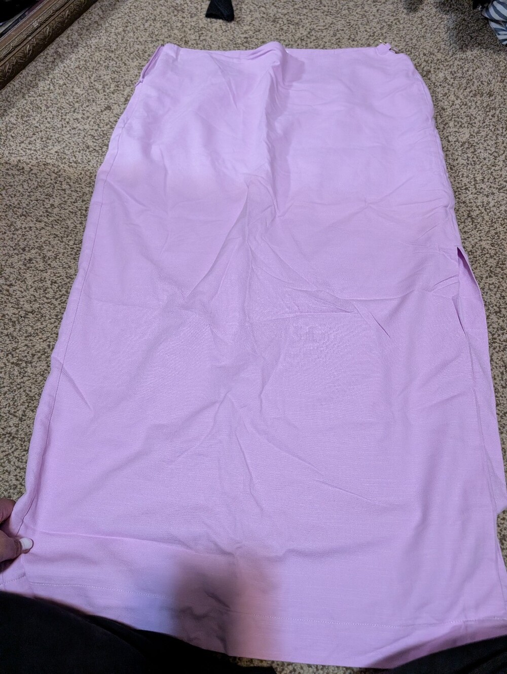 Women's Maxi Skirt in Light Pink - Classic Silhouette